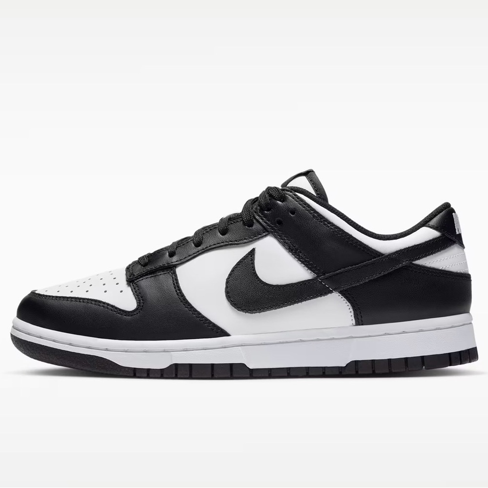 Nike Black and White Low-Top Sneakers